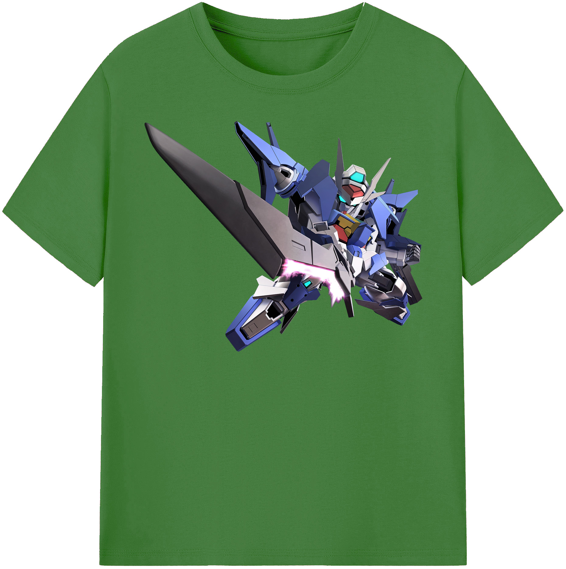 （画像用） 機動戦士ガンダム Mobile Suit Gundam レディースカジュアルプリントTシャツ（綿100％）